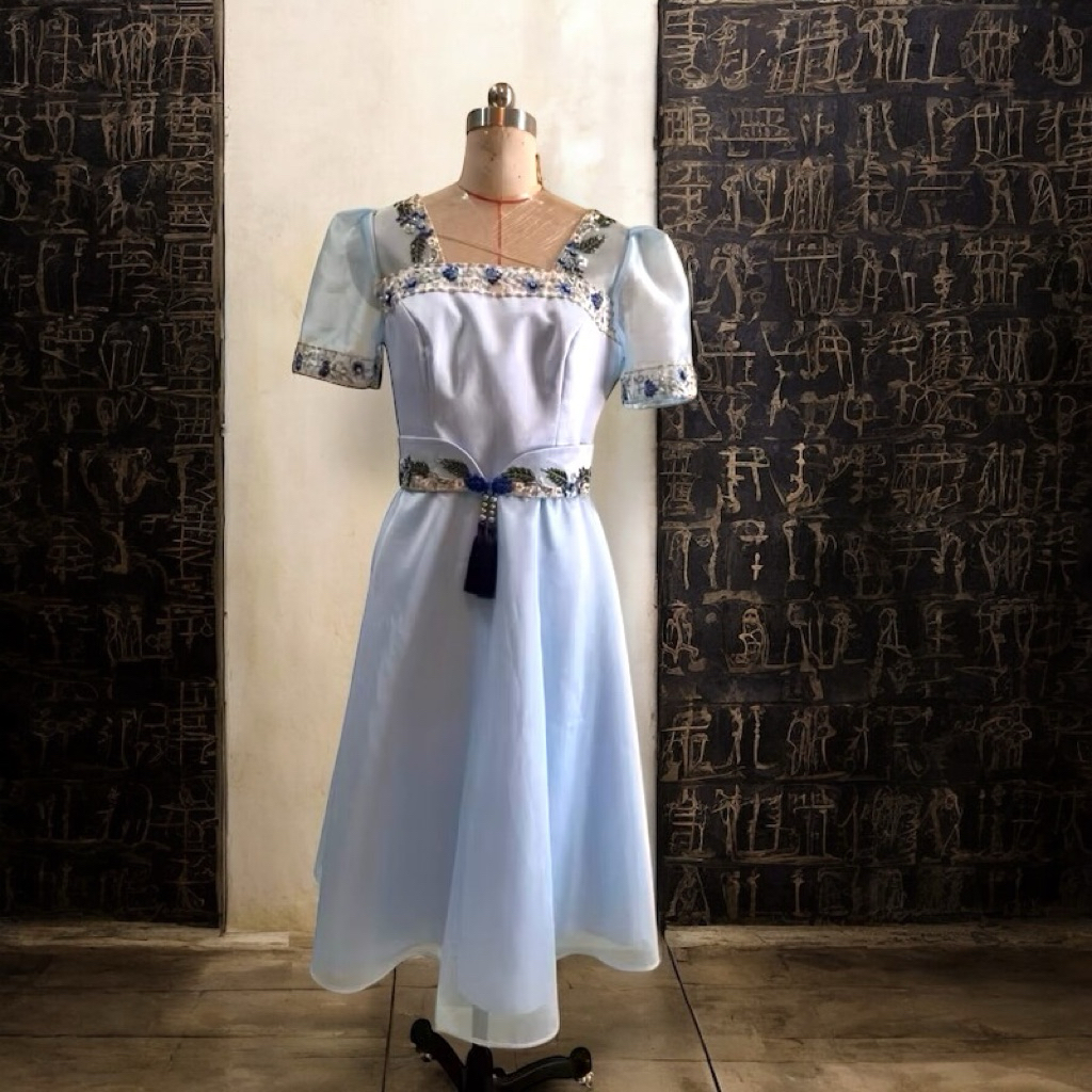 Preloved gaun model chinese cheongsam modern big size