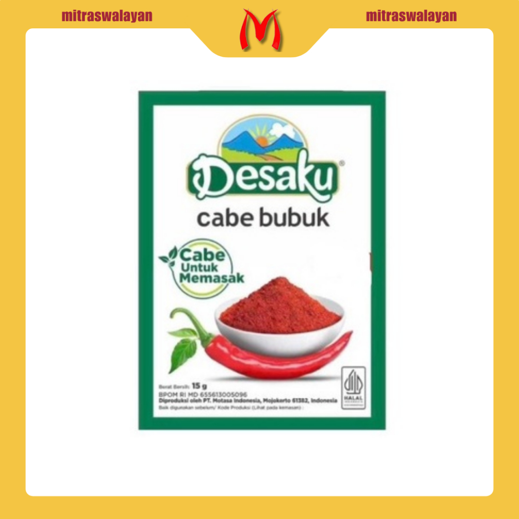 

DESAKU Cabe Bubuk Kemasan Sachet 15 gr