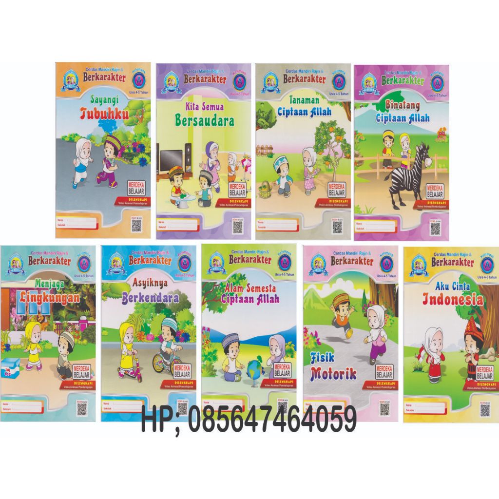 Buku Paket Tematik Islam RA/TK Kurikulum Merdeka