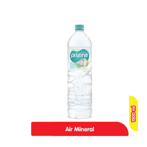 

Pristine 8.6+ Air Mineral Botol 1500 ml