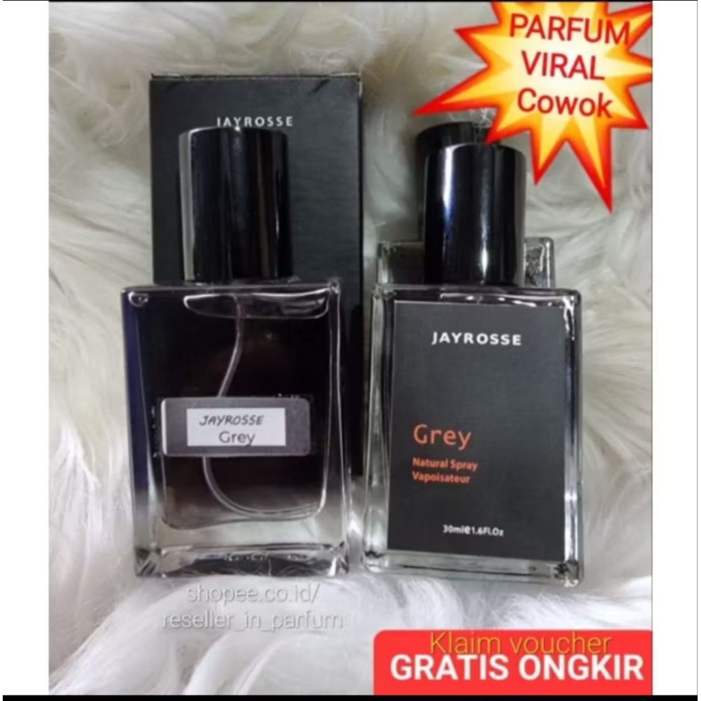 Refill JAYROSSE GREY 35ml (Parfum Viral) Parfum Pemikat Wanita