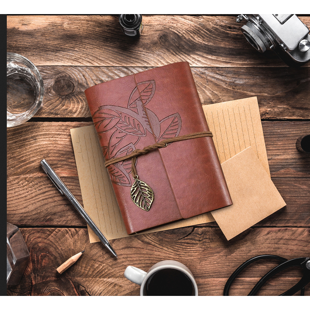 

Buku Jurnal Leather Diary Notebook Kantor A6 70GSM 140 Halaman Blank