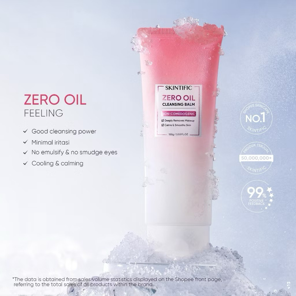 [BESTY] SKINTIFIC - ZERO OIL CLEANSING BALM