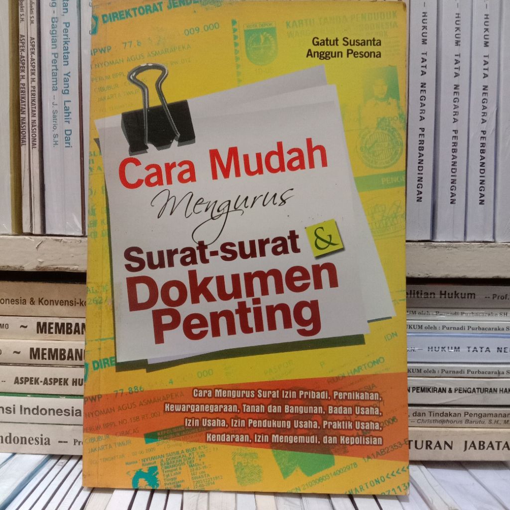 

PRELOVED-CARA MUDAH MENGURUS SURAT- SURAT DOKUMEN PENTING