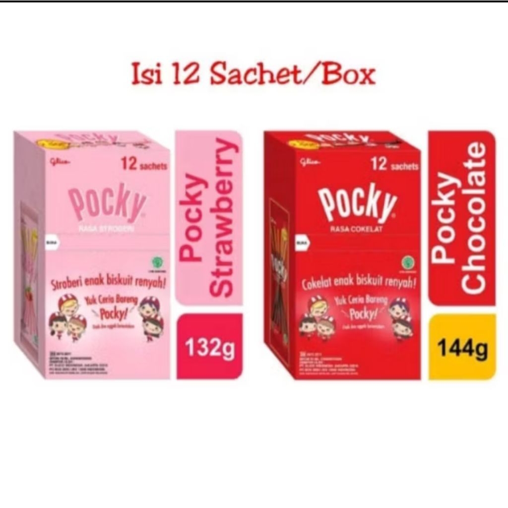

RB Glico Pocky Sachet Kemasan 1box Untung Dijual Lagi