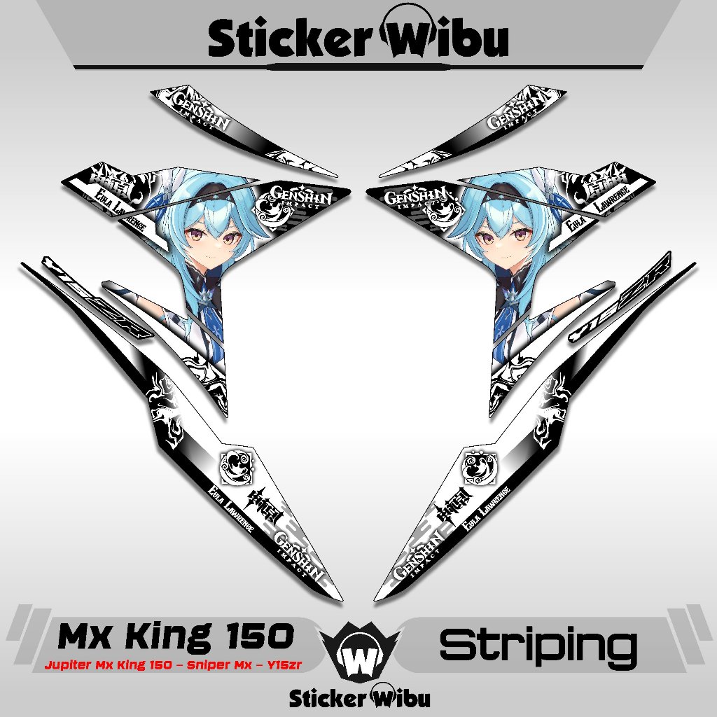 STRIPING MX KING 150 / 20 / STIKER MX KING / VARIASI / EXCITER 150 / MX KING / ORI / JUPITER MX KING