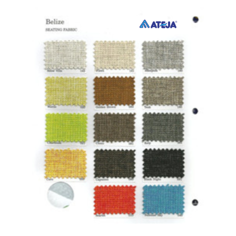 ATEJA Belize - Kain Belize Motif Poliester Bahan Sofa Pelapis Mebel Bahan Kain Belize