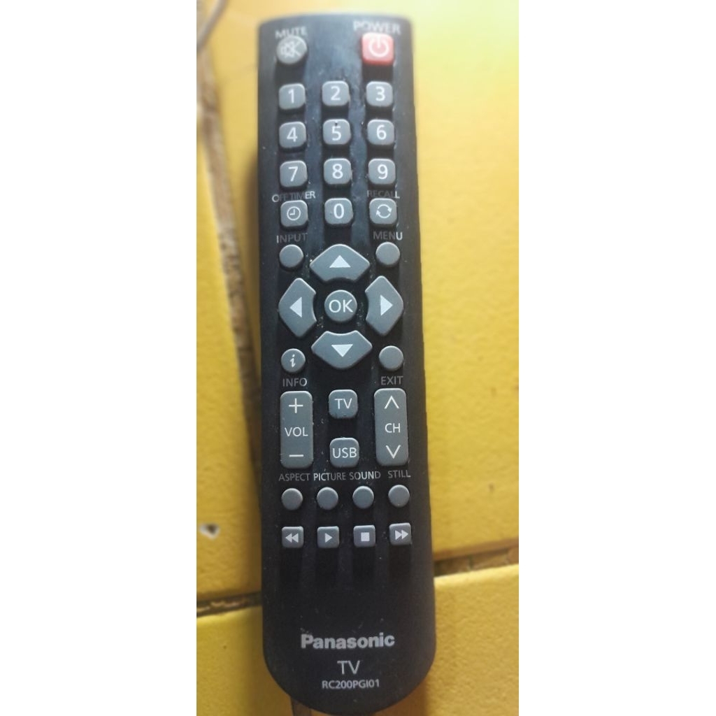 remote tv led PANASONIC USB