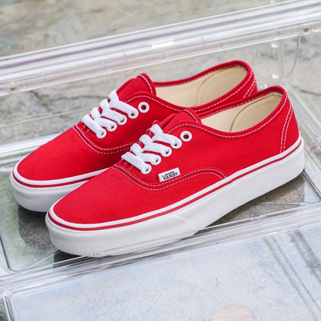 VANS AUTHENTIC CHILI RED CLASSIC ORIGINAL 100%