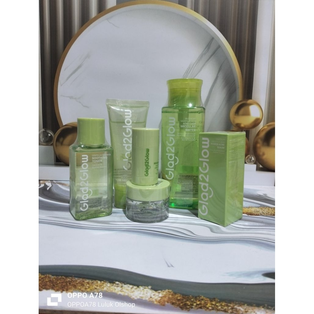 glad2glow paket anti acne G2G wajah