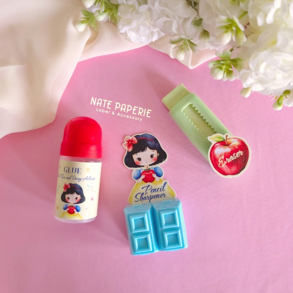 

SNOW WHITE Label Stationery & Hang Tag Tebal TIDAK LETOY