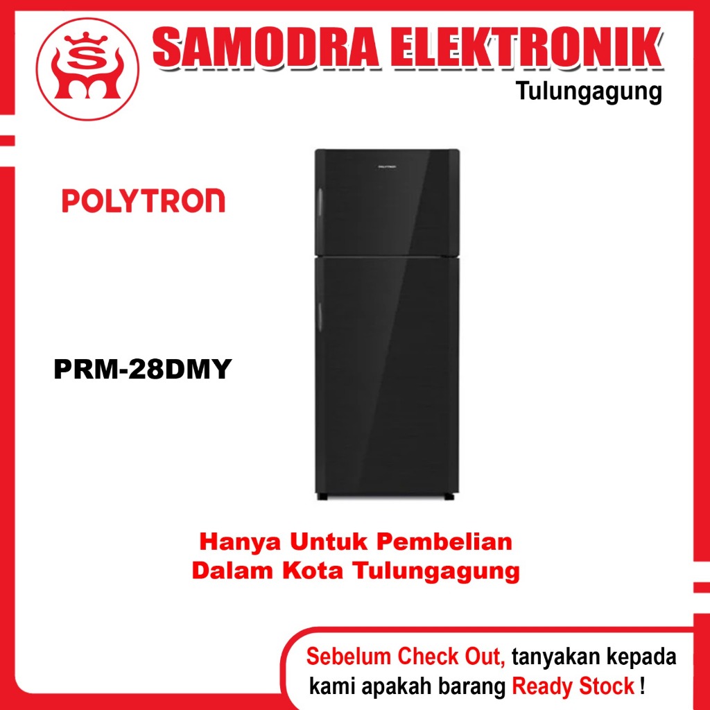 Kulkas POLYTRON PRM-28DMY | Kulkas 2 Pintu Polytron