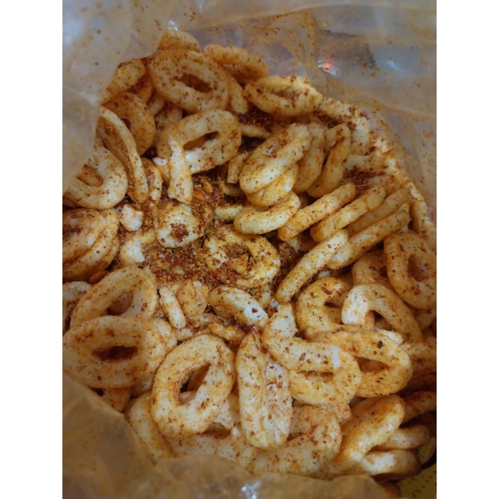 

kerupuk pedas koin level 500gr/pack