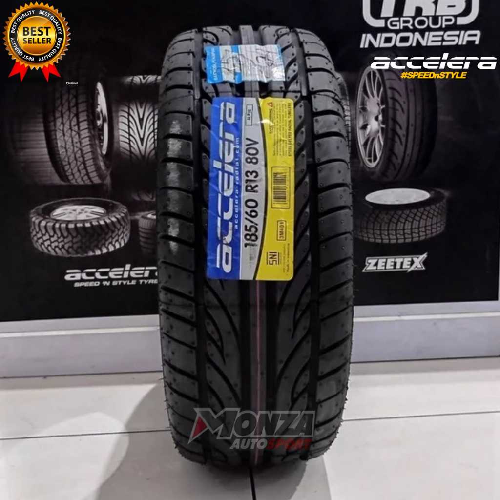 Ban mobil tubeles Ring 13 merek Accelera Alpha 185/60 R13