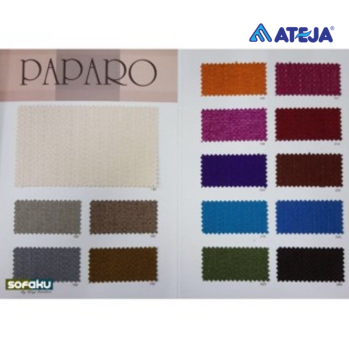 𝐒𝐎𝐅𝐀𝐊𝐔 : PAPARO Ateja - Kain Kursi Jati Kain Kursi Kayu Bahan Sofa Paparo - Kain Upholyster Bahan So