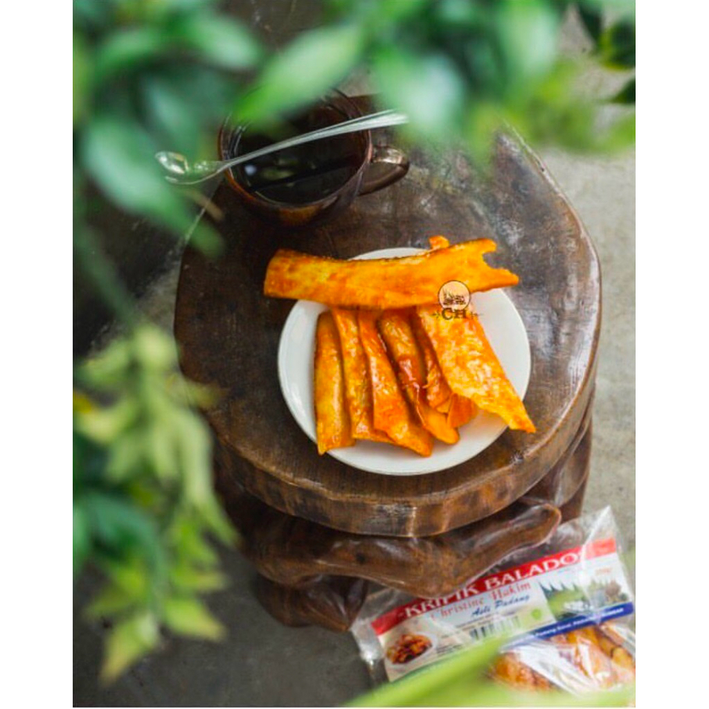 

KERIPIK BALADO CHRISTINE HAKIM KRIPIK RENYAH ENAK 250 GRAM ORIGINAL PADANG