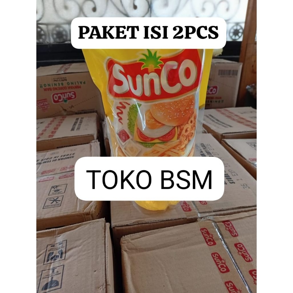

(ECER) PAKET MINYAK SUNCO 2LT ISI 2 , 3 , 4 PCS murah