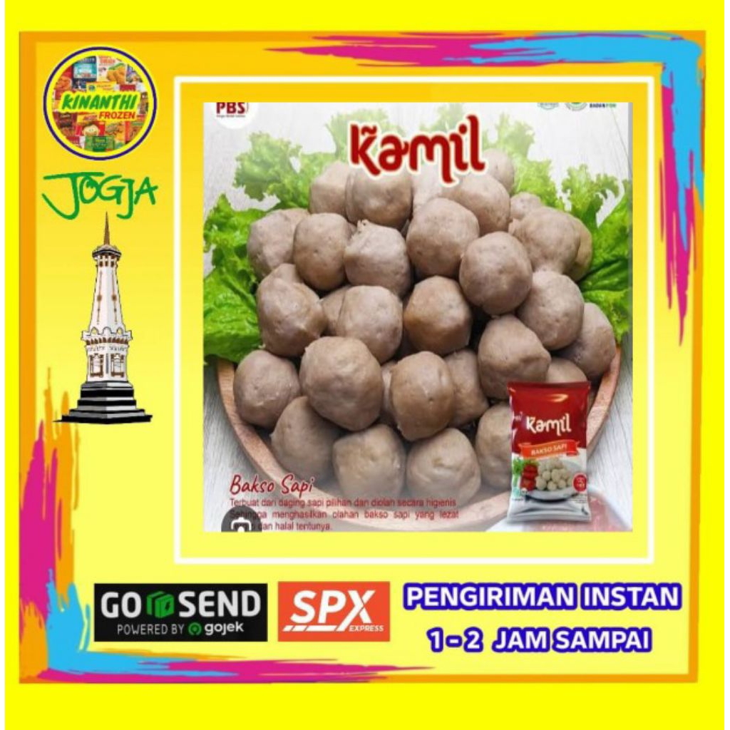 

Bakso sapi kamil 250 gr,jogja frozen