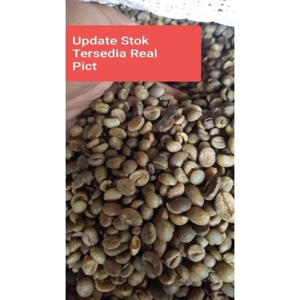 

Biji kopi Green Bean Robusta Purbalingga ( kaki gunung slamet ) Real pict stok