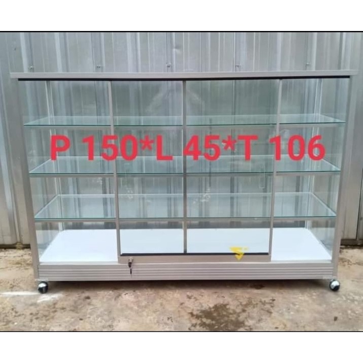 Etalase Toko Murah Anti Karat Kokoh etalase toko kaca