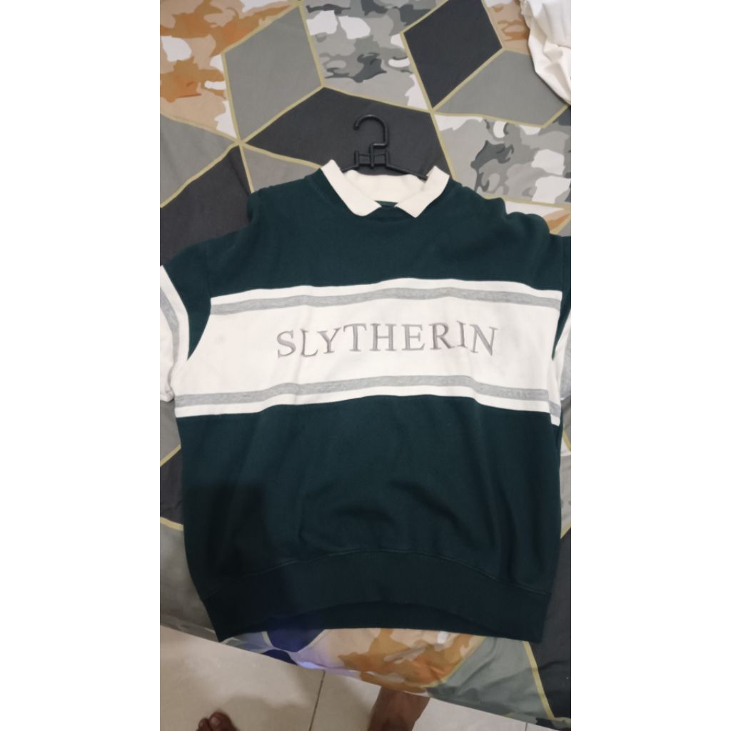 Rugby Sweater Harry Potter "Slytherin" Graphic Tee