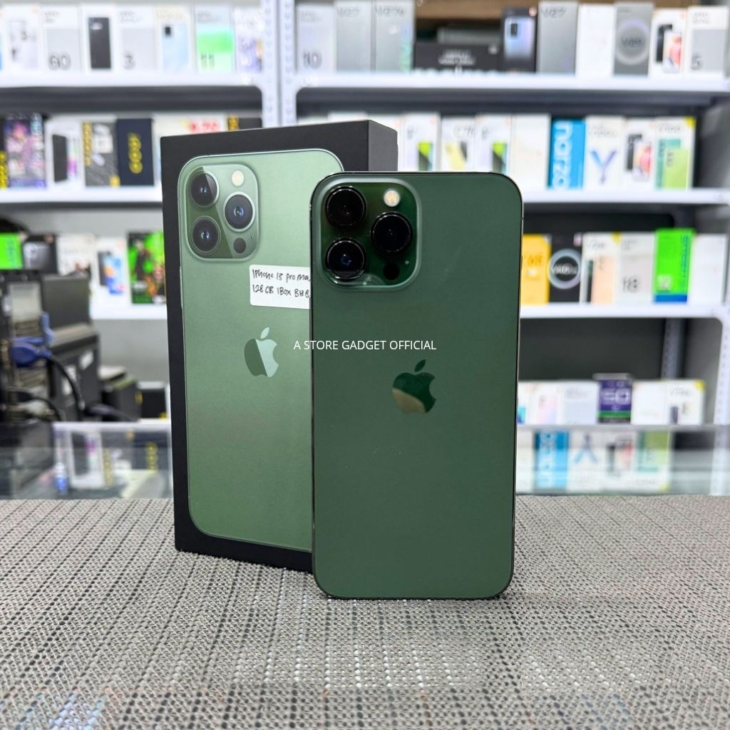 iP 13 PRO MAX 128GB & 256GB IB0X SECOND FULLSET ORI
