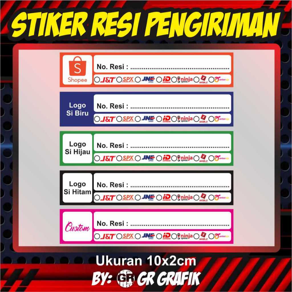 

Stiker Resi Pengiriman murah tanpa minimal