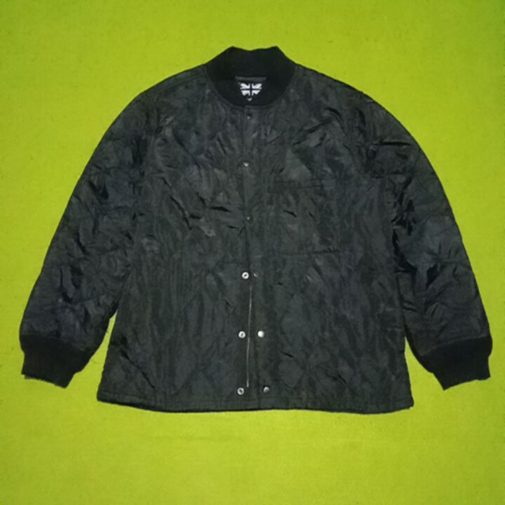 KANGOL QUILTED VARSITY JACKET