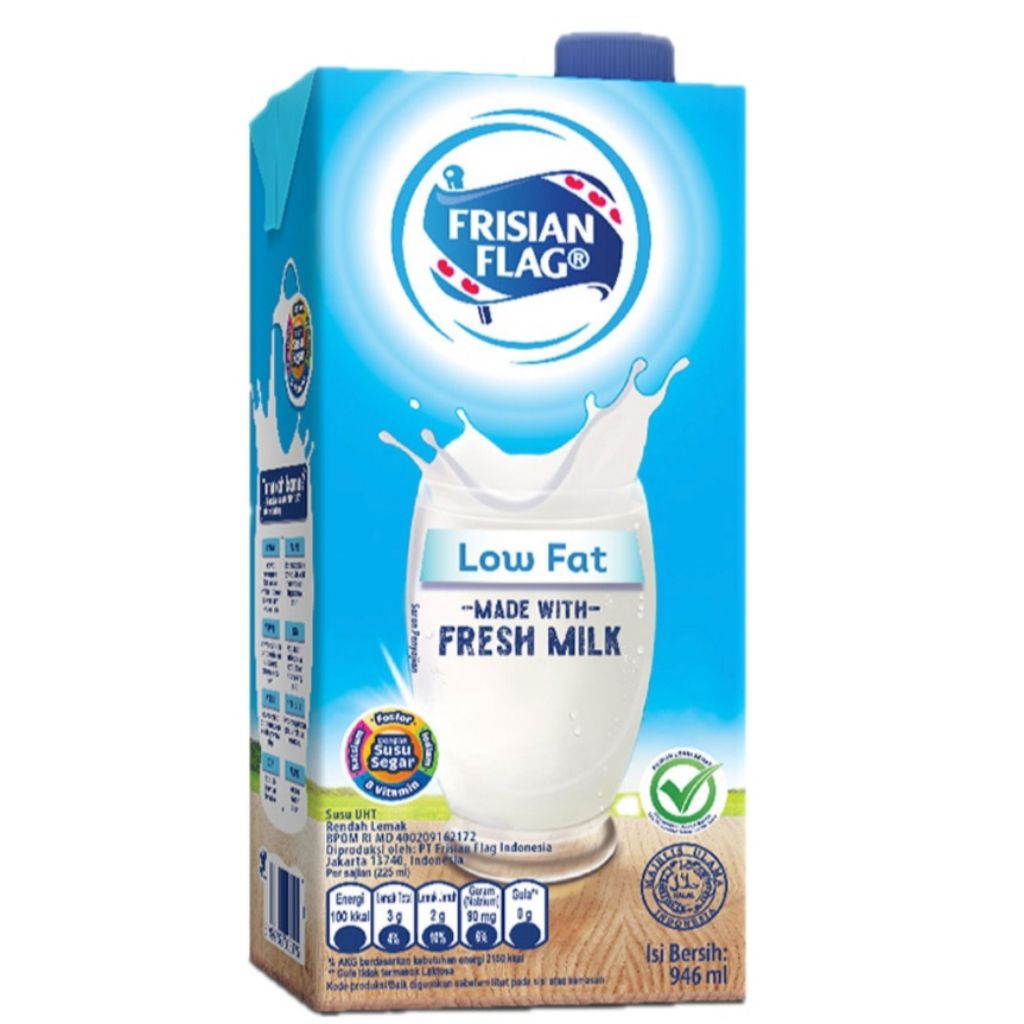 

Frisian Flag Susu UHT Low Fat 946ml