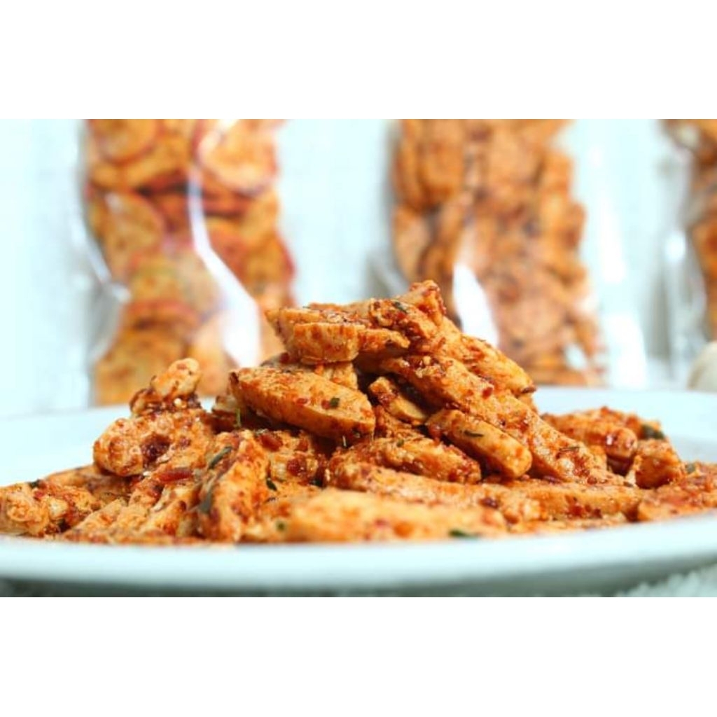 

Keripik basreng daun jeruk