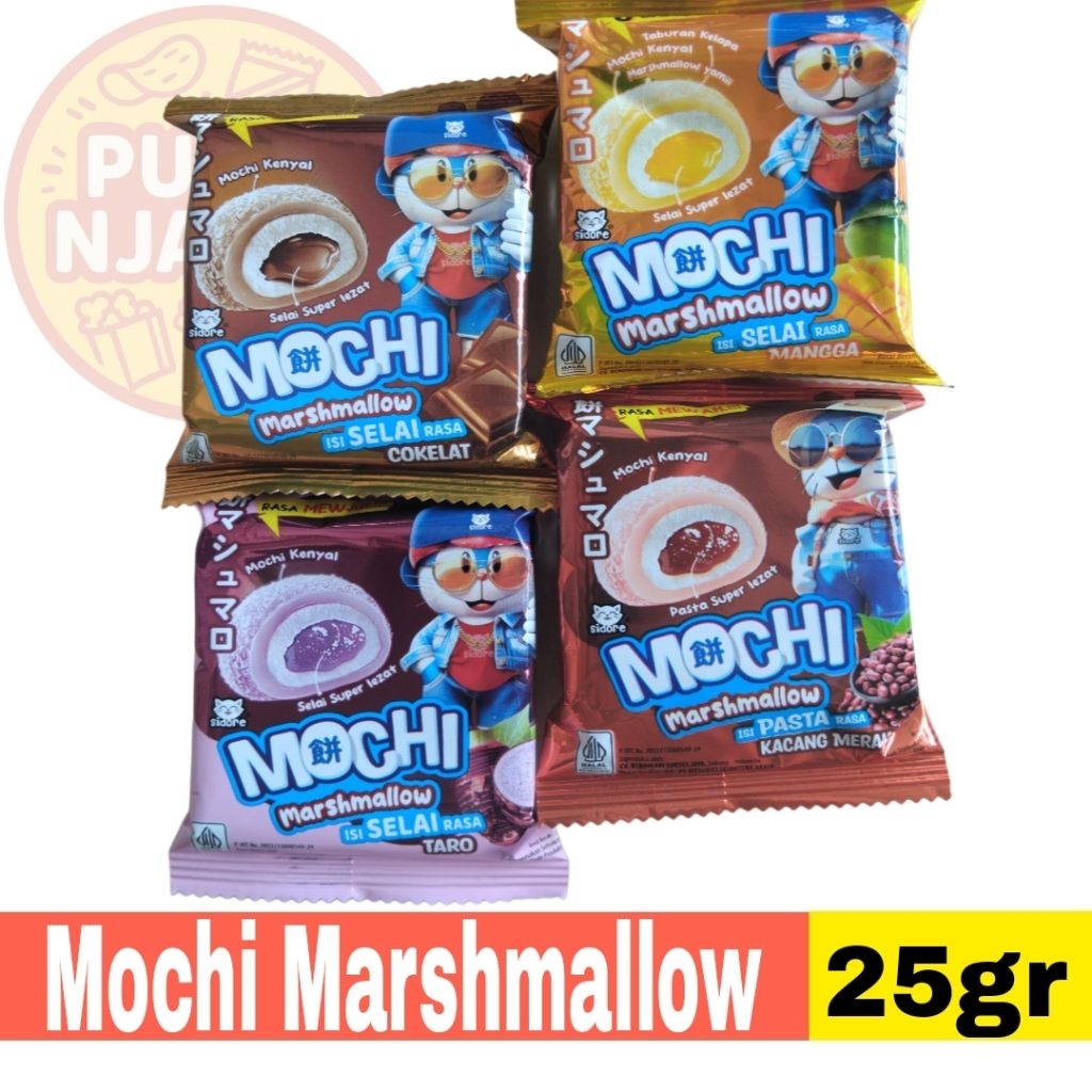

Eceran - Sidore Mochi Marshmallow 25gr All Variant ( Coklat / Mangga / Taro / Kacang Merah )