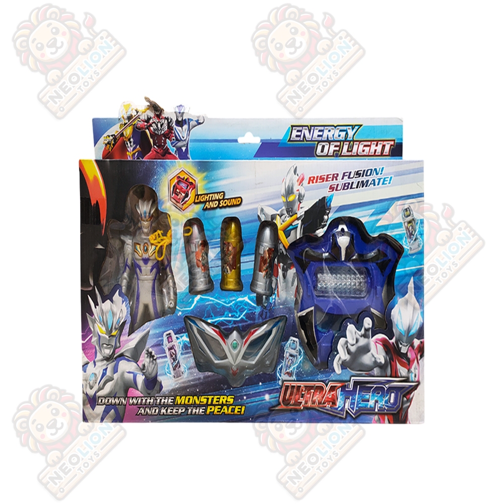 Mainan Anak Ultraman Ultra Hero Geed Ultra Zero Neo Capsule Riser Fusion Sublimate HF000-4