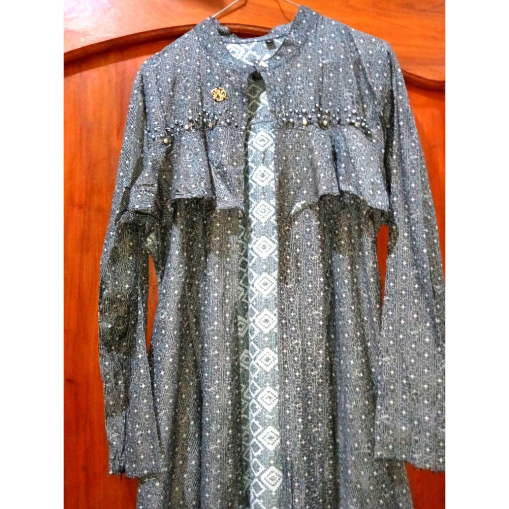 Outer Long Dress Abaya Premium Ootd//Preloved