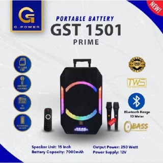 SPEAKER G-POWER MEETING GST-1501 SPEAKER BLUETOOTH  15 INCH SUPER BASS (BEST SELLER)