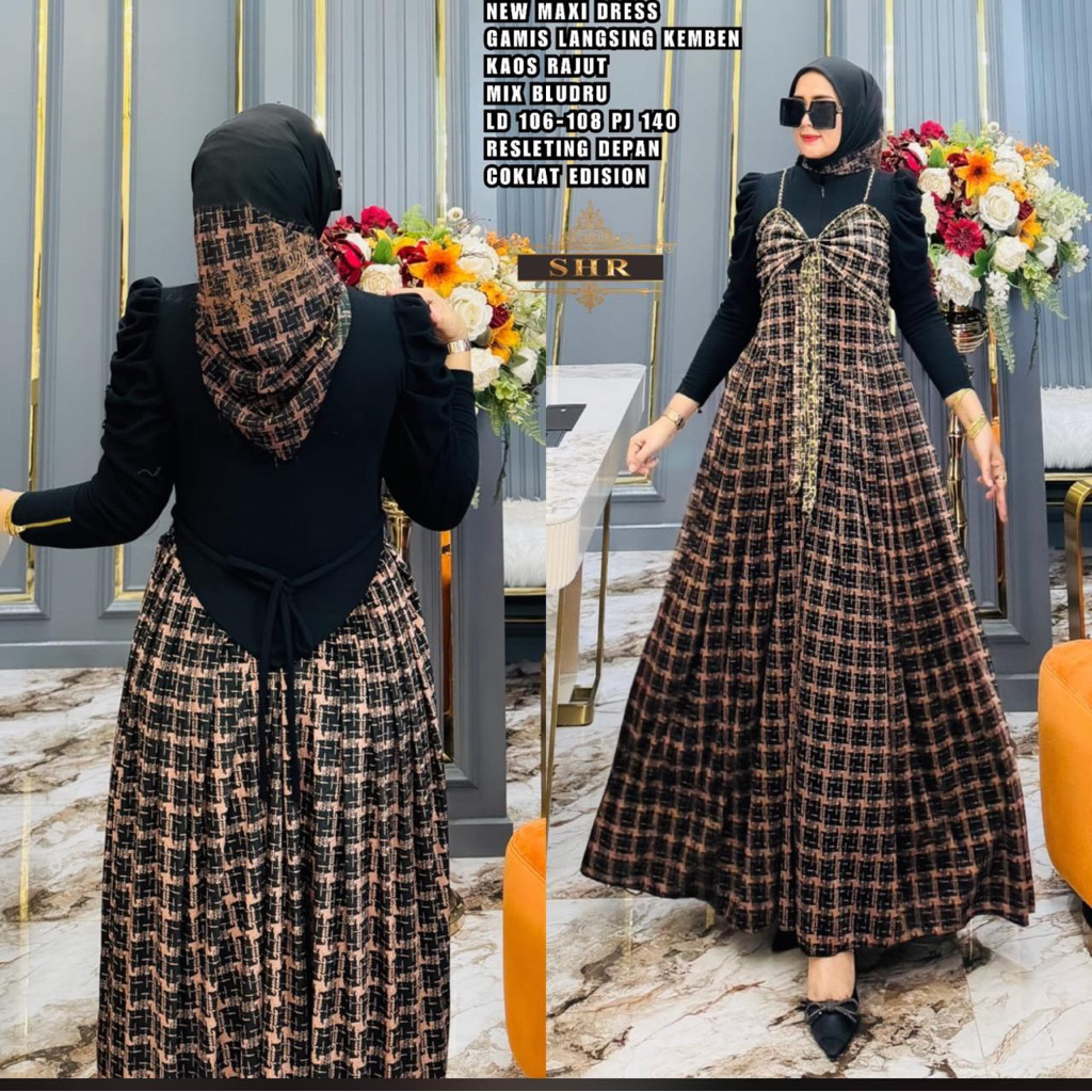 Gamis Kemben Bludru by Ori sHR