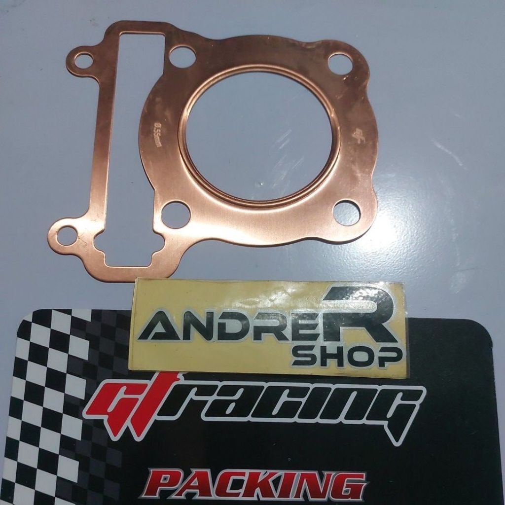 PAKING HEAD TEMBAGA MIO 58 59 64 66 69 70MM TEBAL 0,5mm