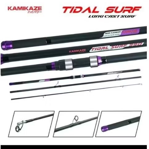 Joran pancing SURF KAMIKAZE TIDAL SURF sambung 3