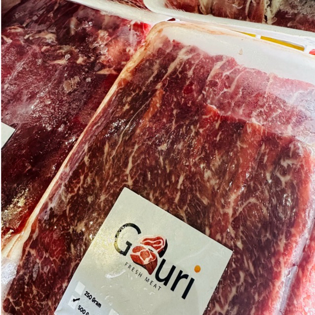 

Gauri Beef Sirloin Slice 500gr