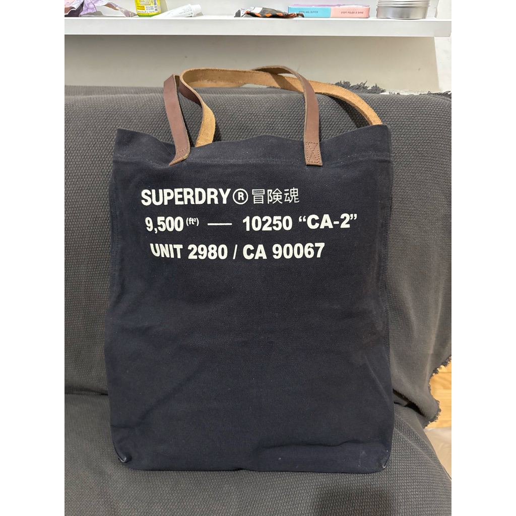 Superdry tote bag size 40x50cm