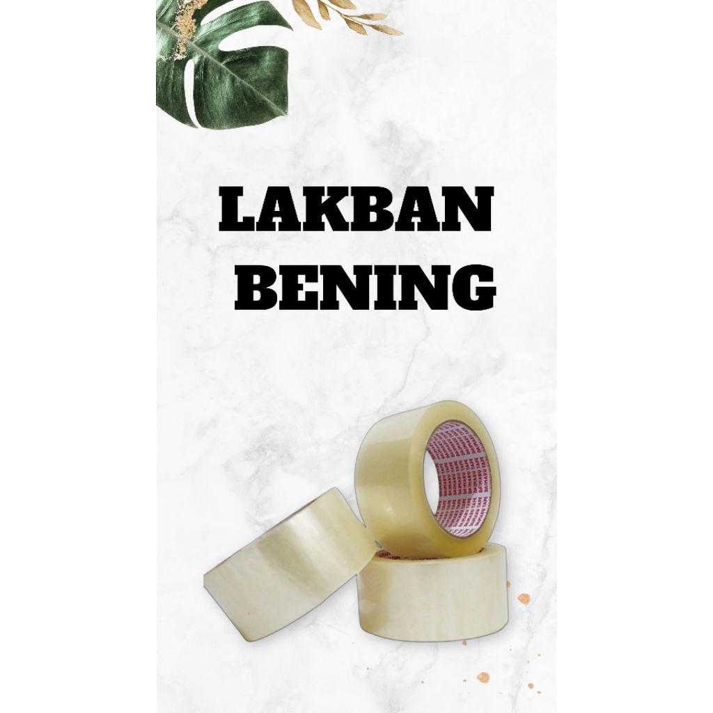 

Lakban BENING 45mm x 90 Yard