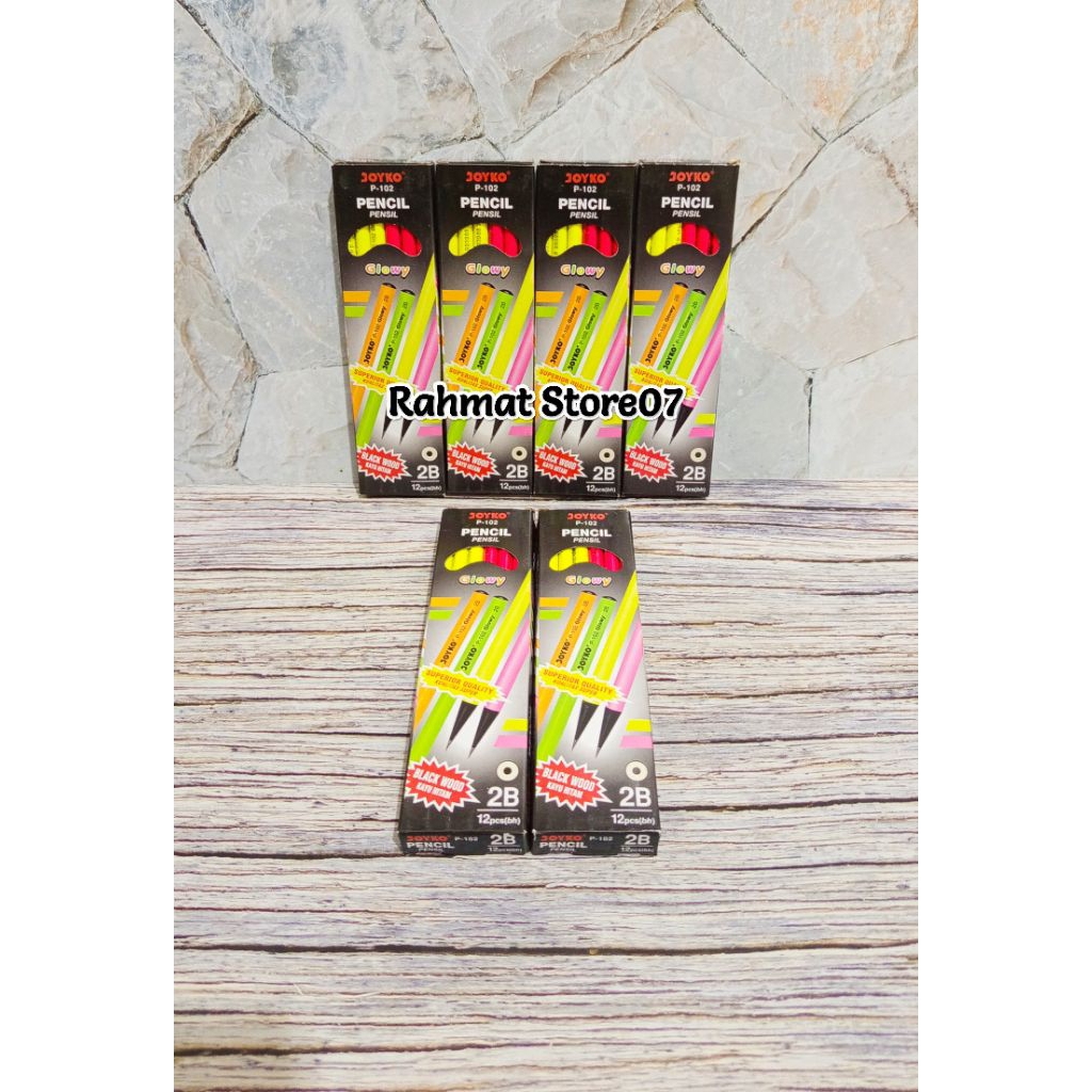 

Pensil 2B Joyko P-102 Isi 12 Pcs