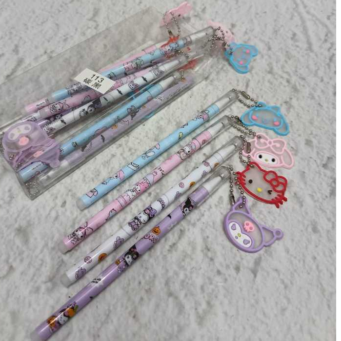 

HJK (12Pen) Pen Gel Pena Ballpen Jel Lucu Gantung Transparant 113 / Gantung Ice 105