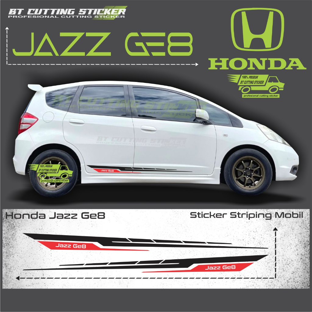 Striping Honda Jazz Ge8 / Sticker Mobil Honda Jazz Ge8 / Sticker List Honda Jazz Ge8