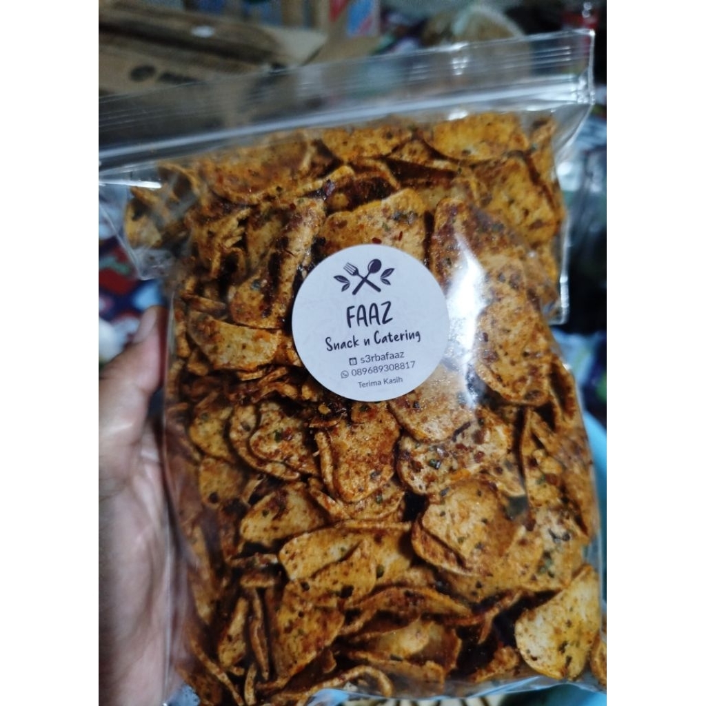 

1 KG BASRENG PIPIH/LEBAR SUPER KRIUK !! ORIGINAL PEDAS DAUN JERUK