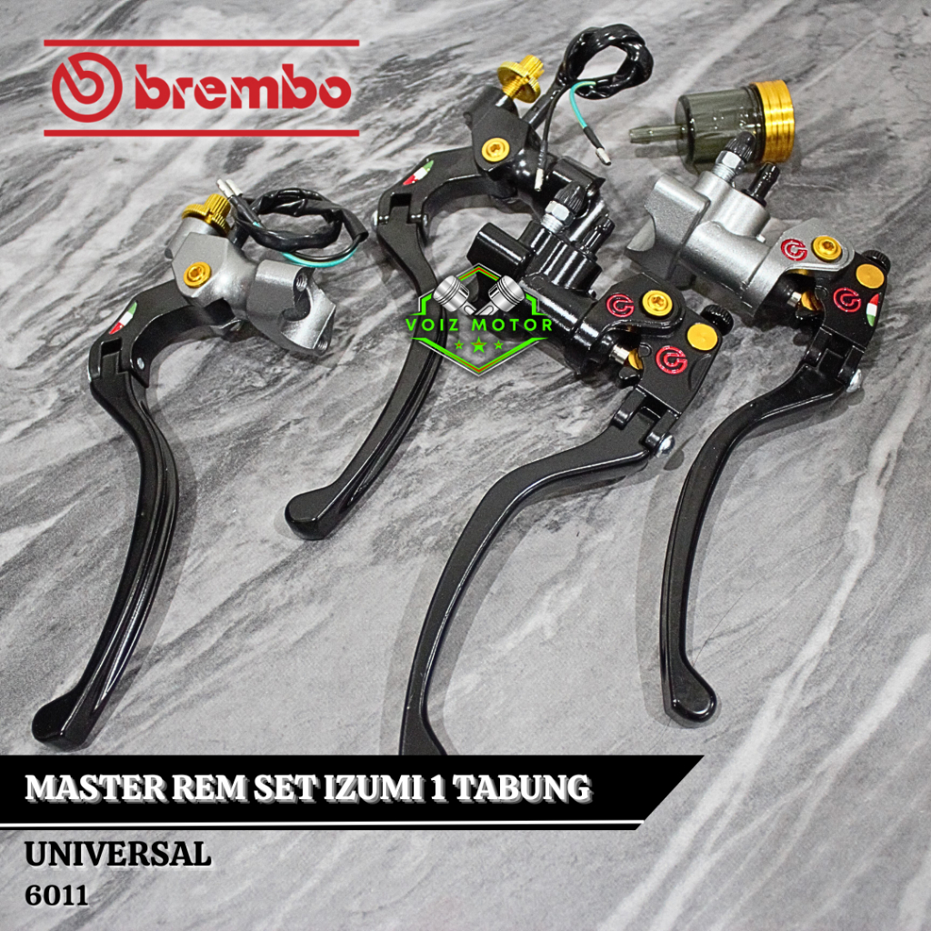 Master Rem 1 Tabung Izumi Brembo Master Rem Set 1 Tabung Universal Motor Handle Rem Kanan Handle