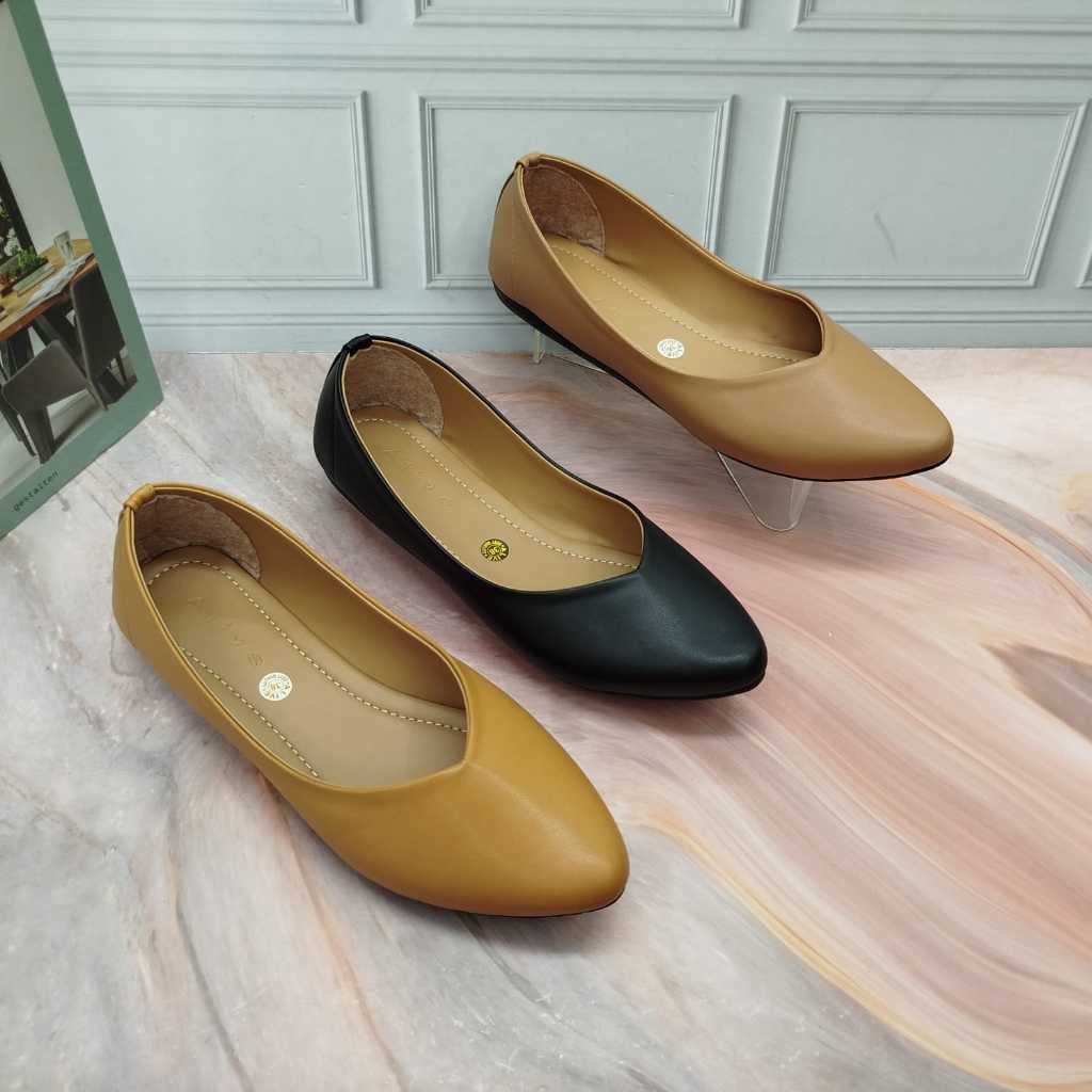 Alive Flatshoes Wanita Sepatu Flat Model Balet Cewek AR 16