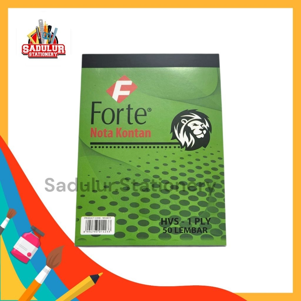 

1 Pcs Nota Kontan Forte Kecil 1 Ply Nota Kecil Forte 1 rangkap