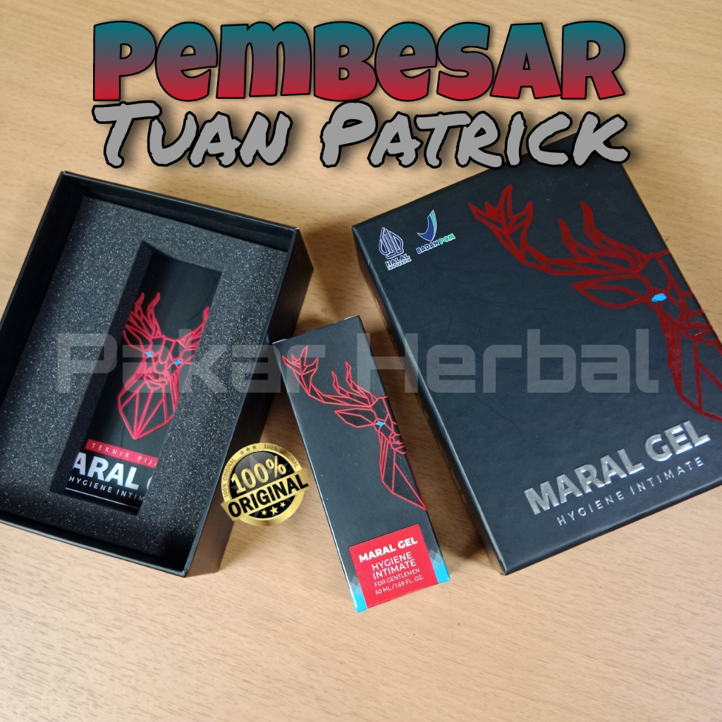 Pembesar Mr Patrick Permanen Cepat 100% Penambah UK Ampuh Permanen MARAL Gel Original