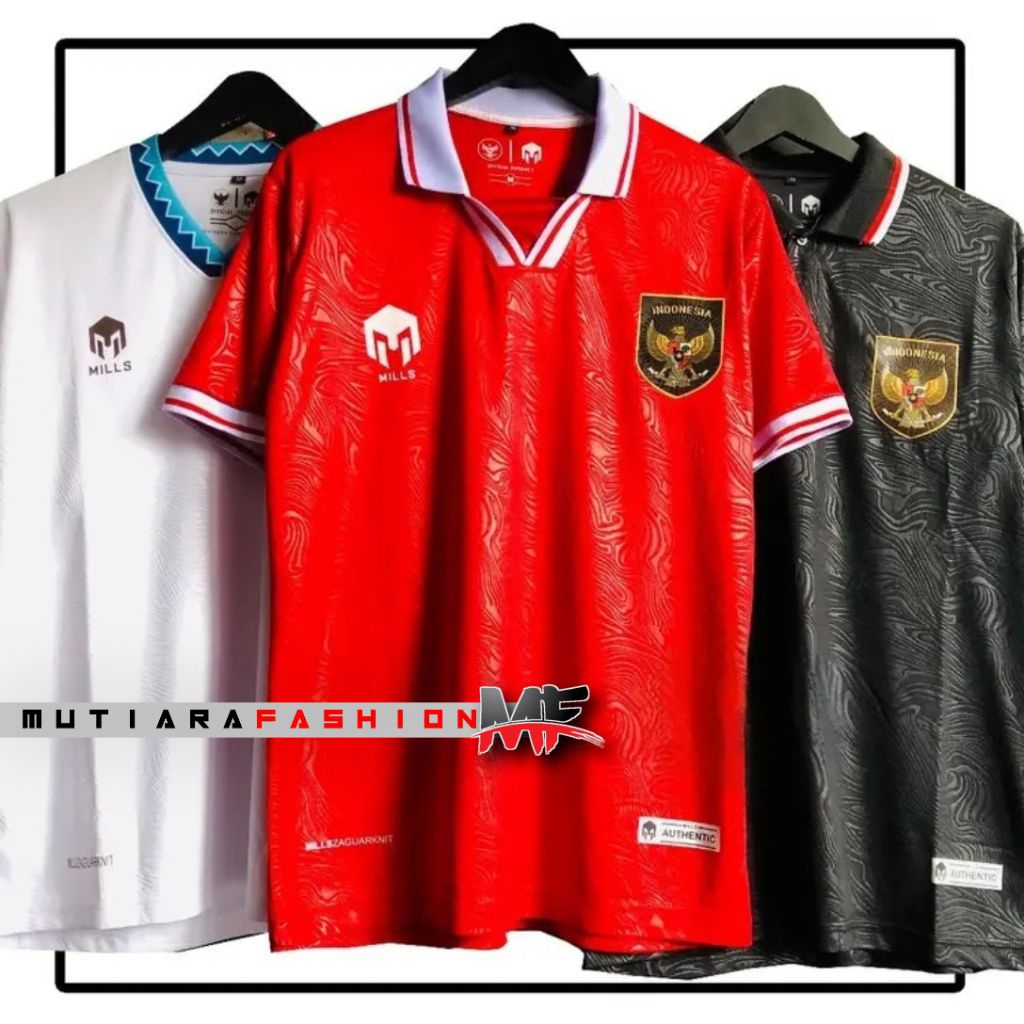 [ Mills Official ] Jersey Bola Timnas Indonesia Limited Premium 3RD