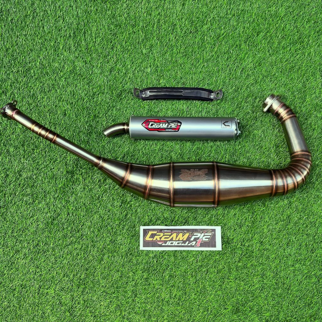 Knalpot Creampie Jogja Original Ninja R RR SS Stainless NS2 Leher L
